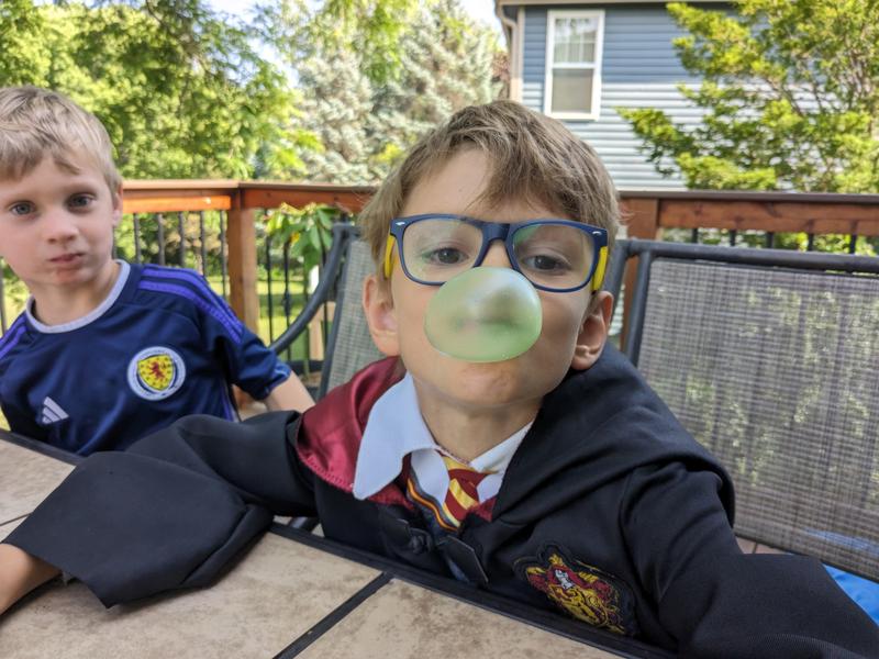 Gum chewing practice