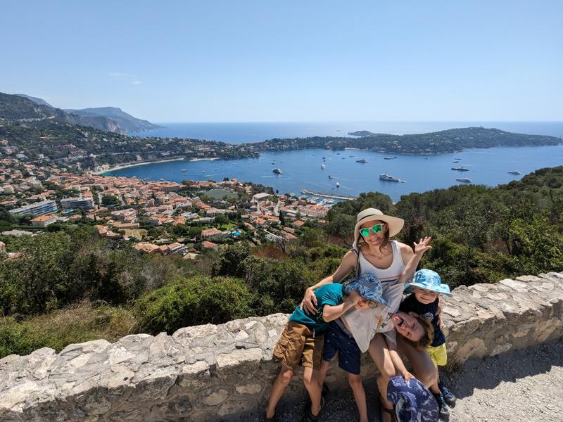 Overlooking Villefranche Sur Mer from Fort Alban