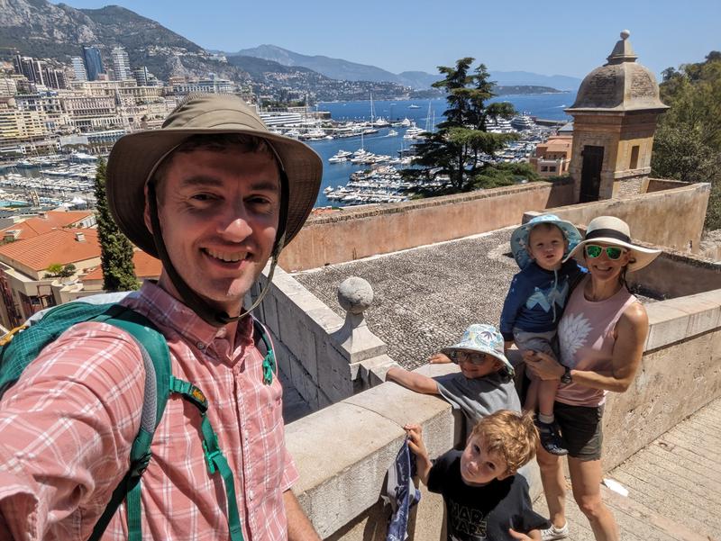 Overlooking the country