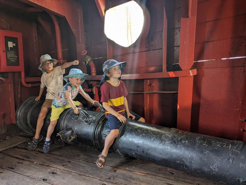 Pirate Ship with Mom