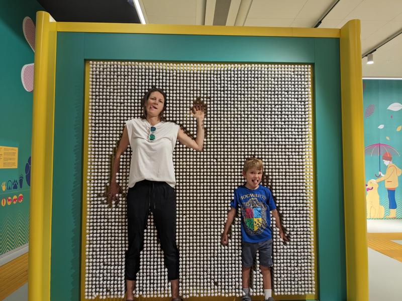 Children's museum with mom