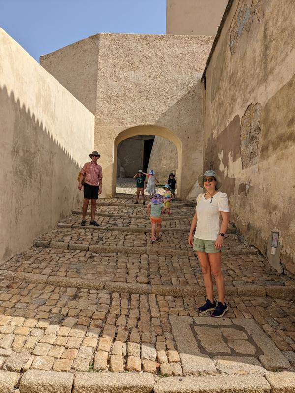 Walking up into the citadel