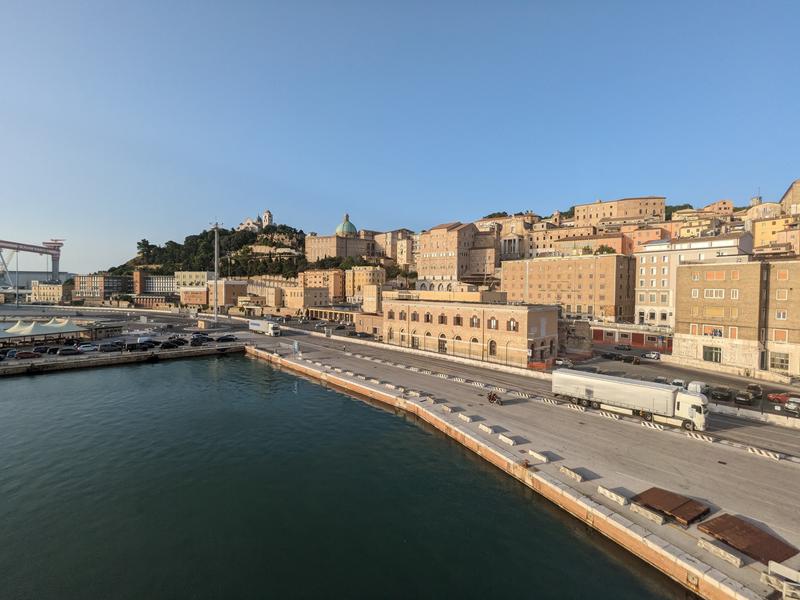 Ancona from the ferry