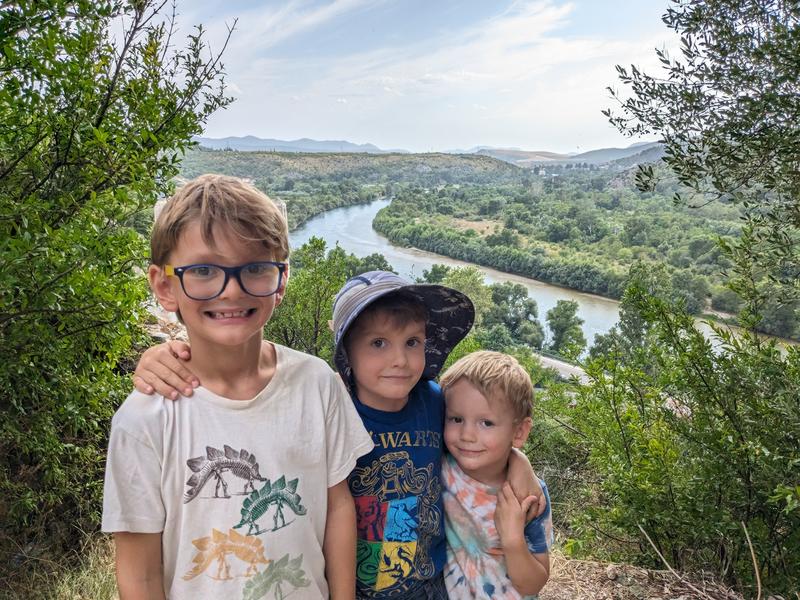Looking out over the Neretva
