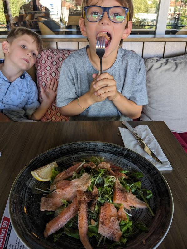 Ben getting adventurous