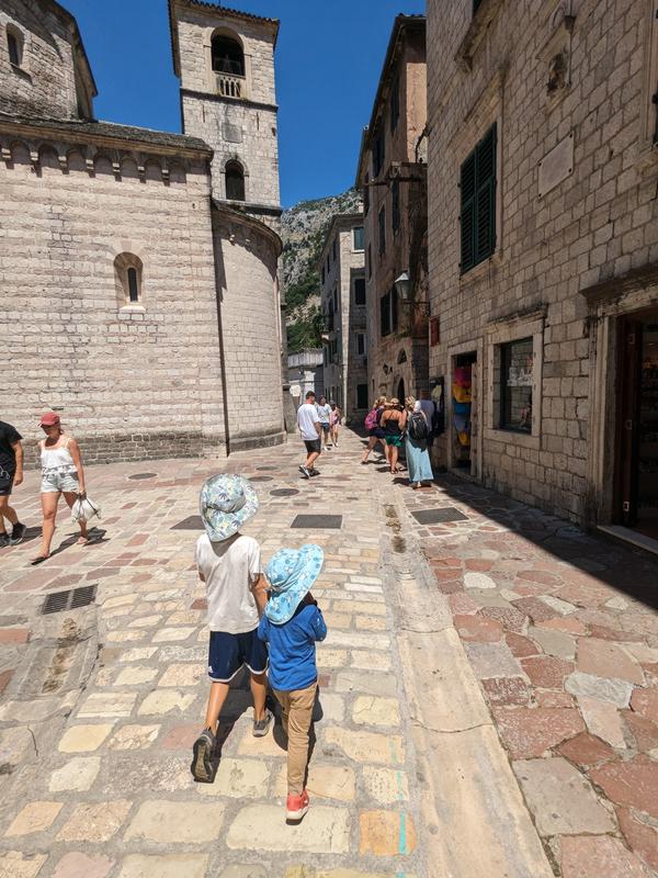 Walking through the old town