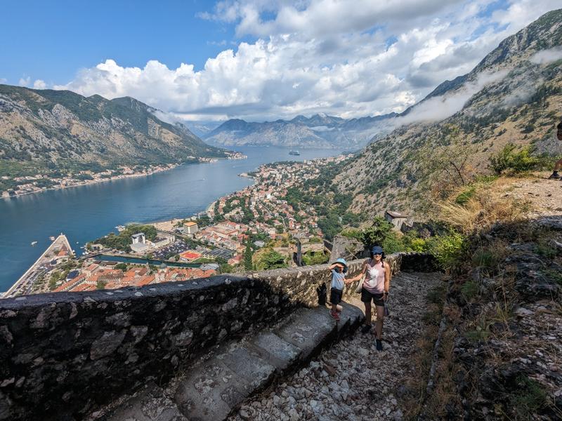 Hike up to Castle San Giovanni
