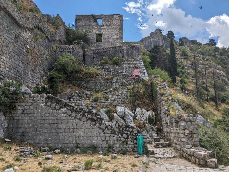 Coming down from the top