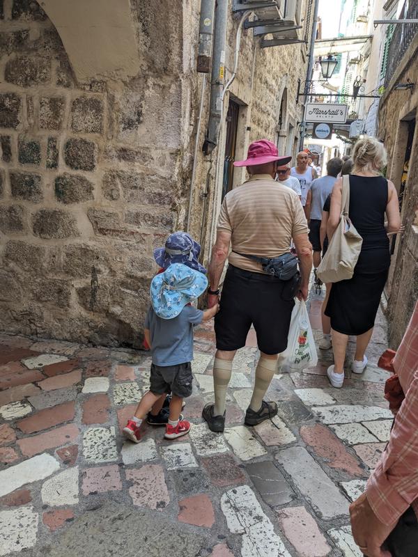 Walking the old town with Uncle Roy