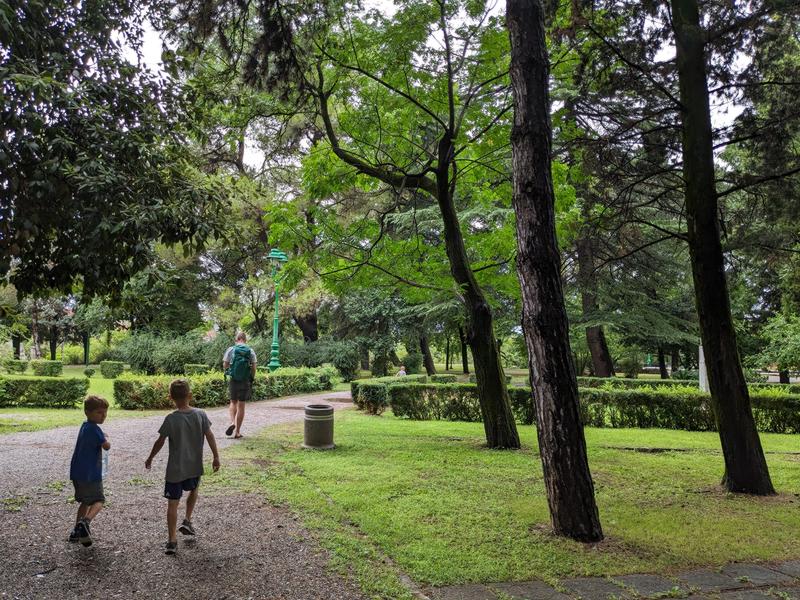 Walking through the King's Park