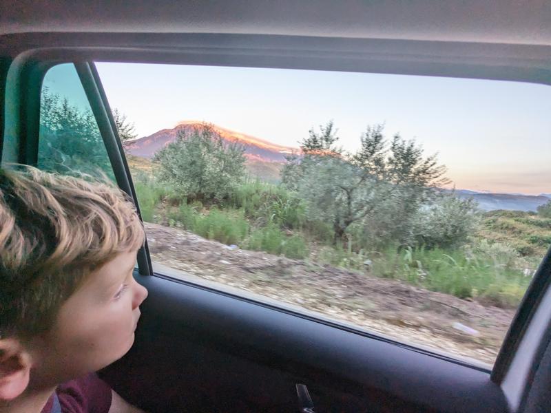 View of Tomorri Mountain