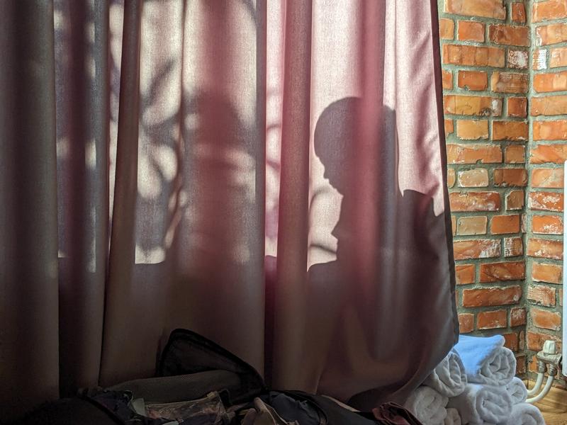 Kids up early writing in their journals