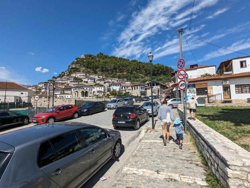 Walking up to the Castle