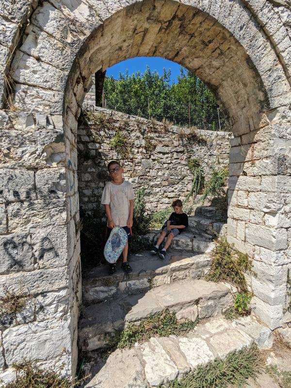 Made it to the top, but very hot