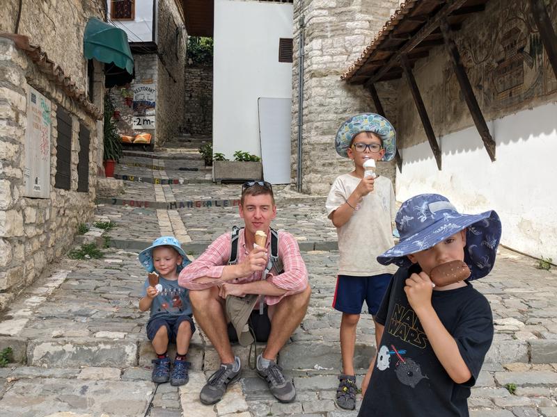 Much needed gelato break