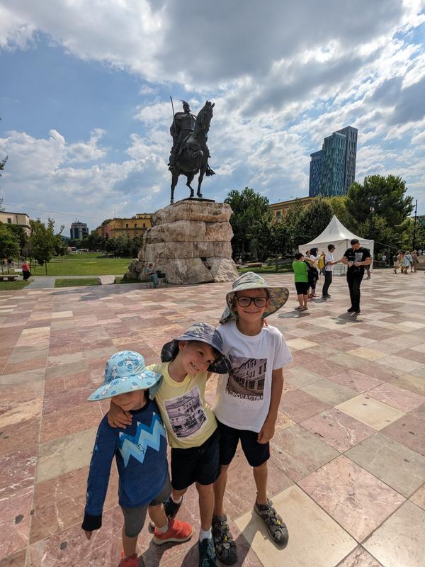 Aah, the goat head helmet is a national symbol...