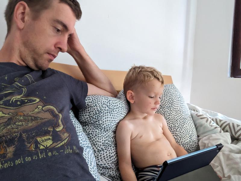 Early morning reading