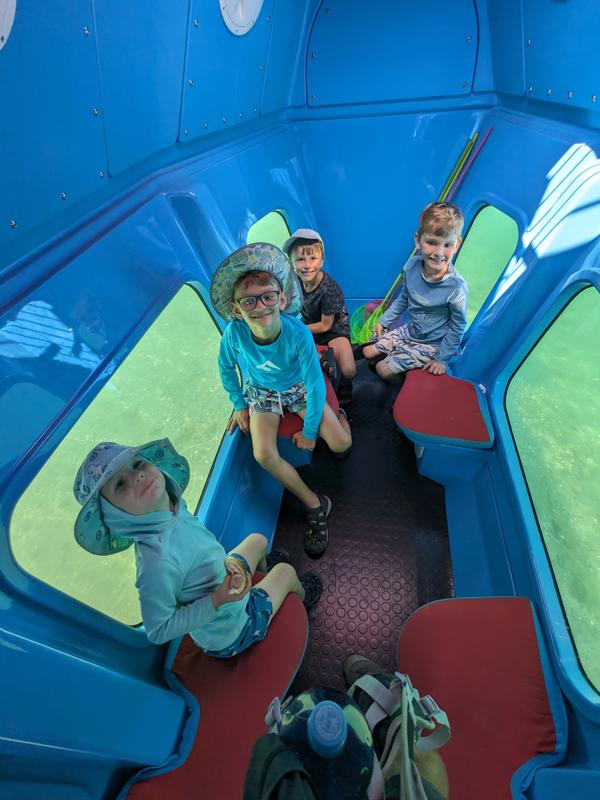 In the "semi"-submarine