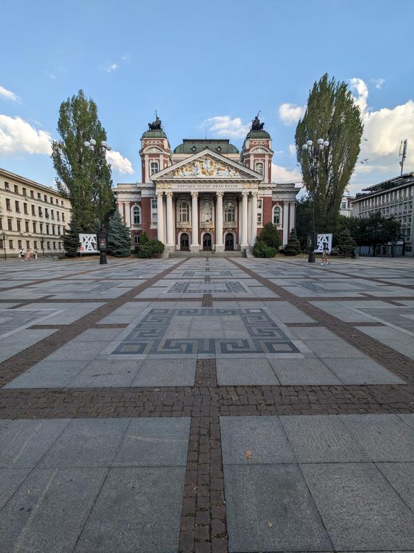 The national theater building