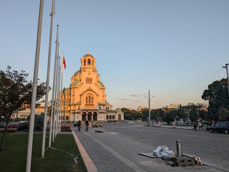 The Alexandar Nevsky cathedral