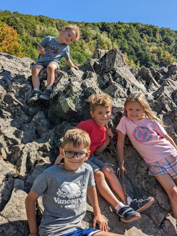 the view on the way down