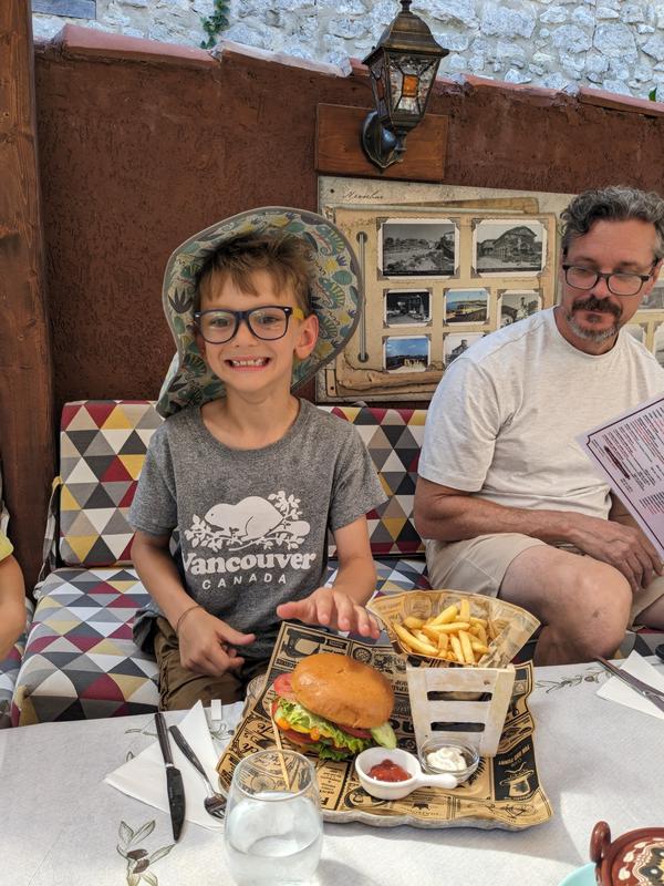 A light lunch for "little" Ben