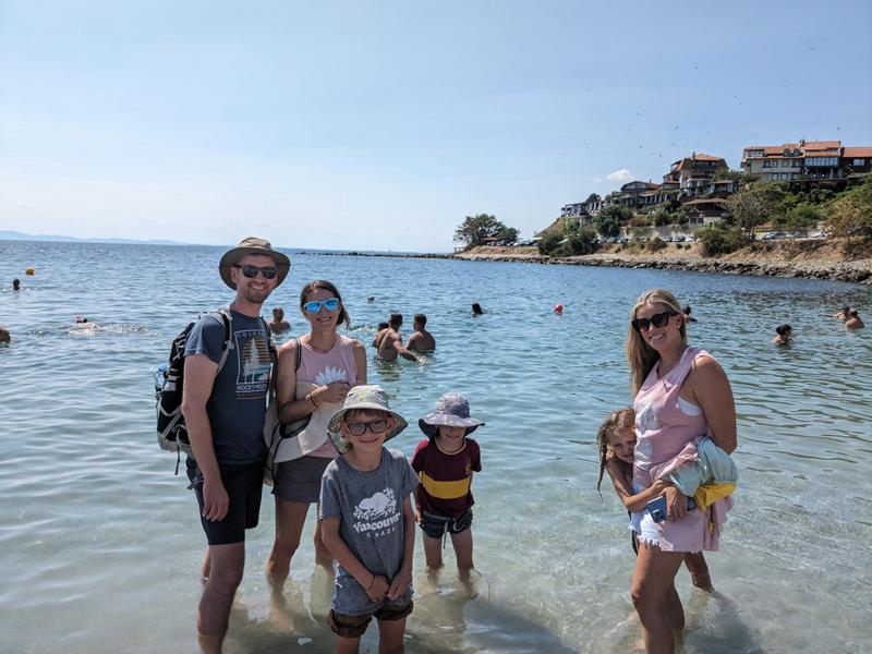 Final dip in the Black Sea