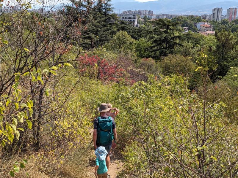 Walking around "Youth Hill"