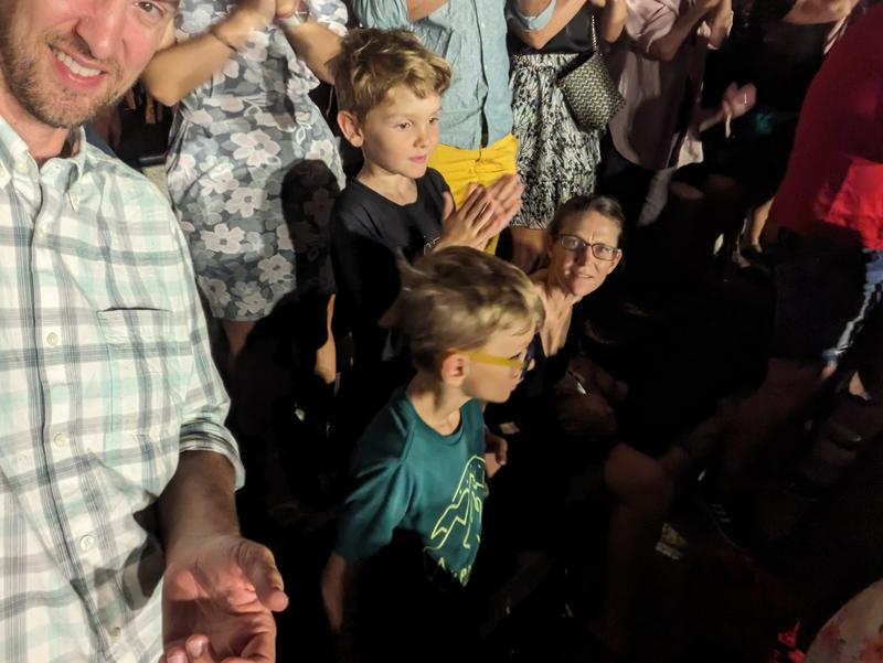 And still Sam and Ben are watching intently.