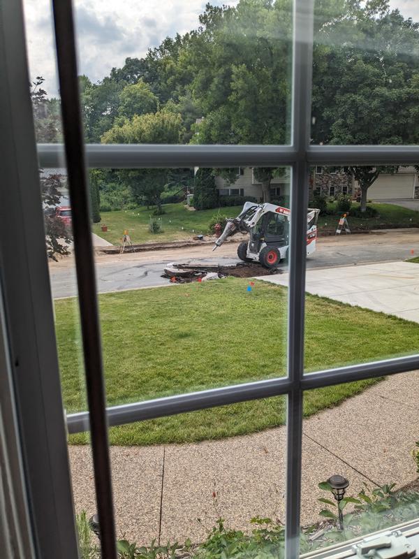 There was some construction going on