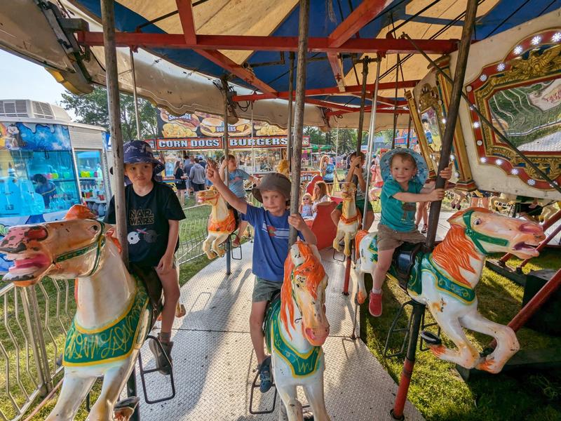 Using up the final ride tickets