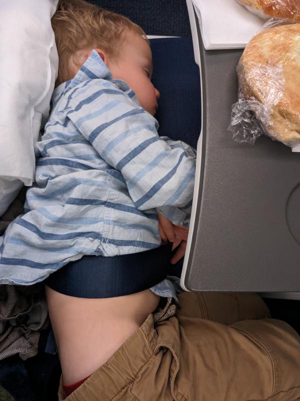 Kids can sleep anywhere...