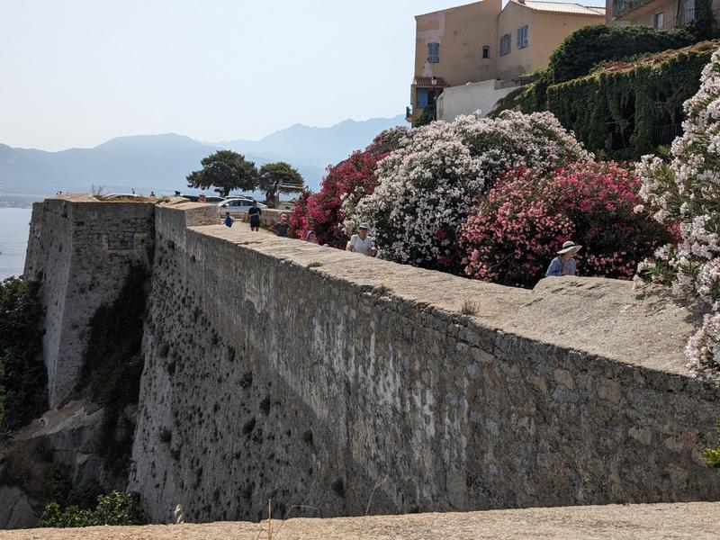 Sara and Erin on the citadel walls