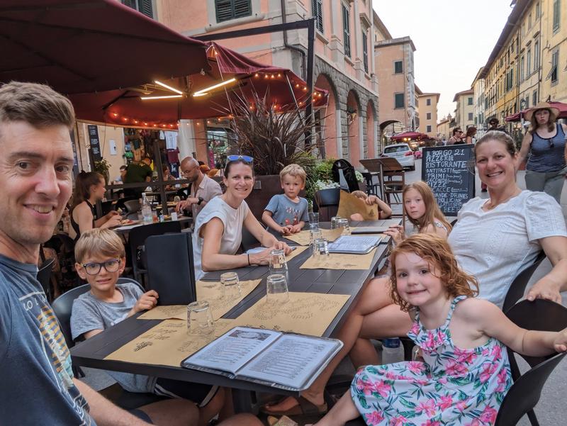 Dinner in Pisa
