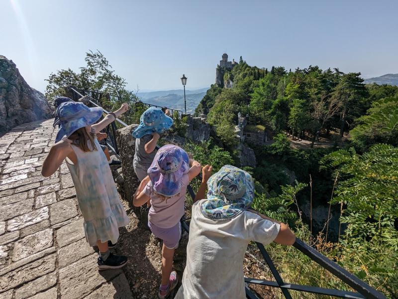 Walking the tower trail