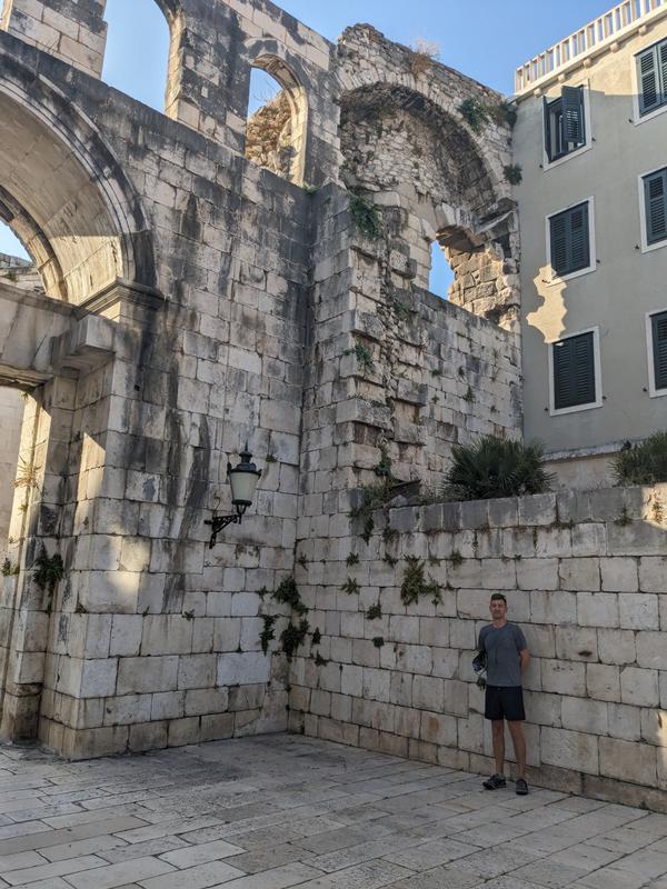 ruins of the palace wall