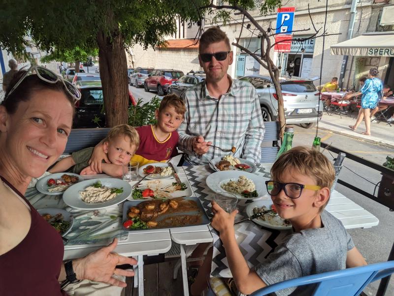 Sammy's birthday dinner