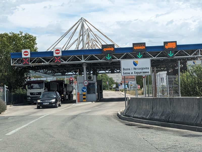 Drive from Split to Trebinje