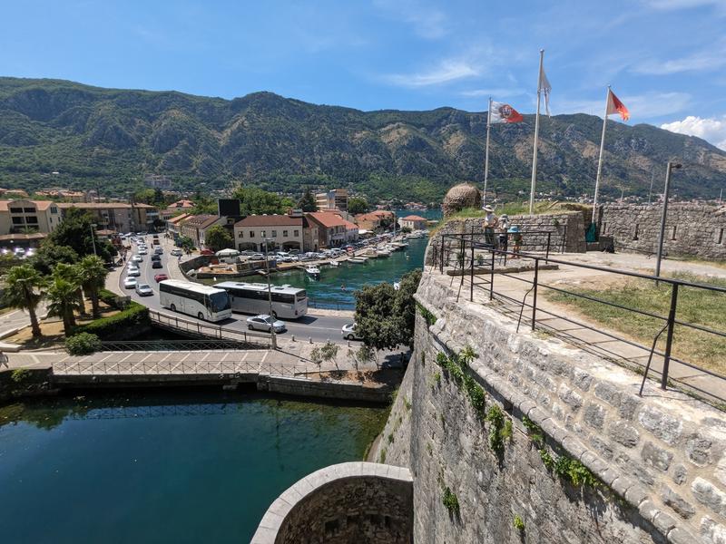 Top of the city walls