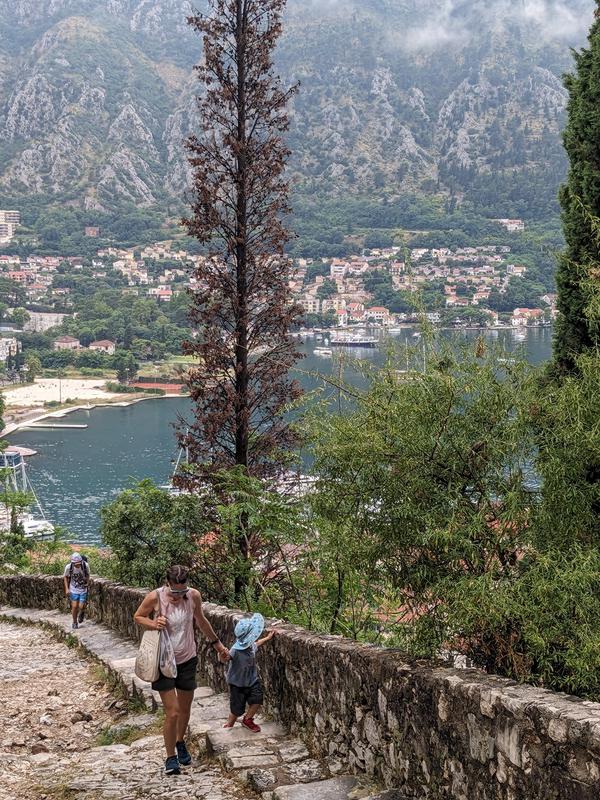 Hike up to Castle San Giovanni