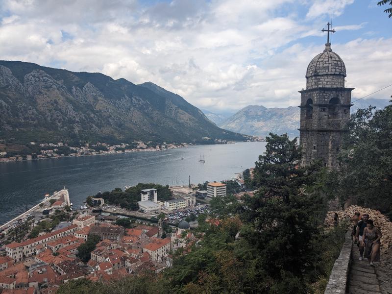 Coming down from the top