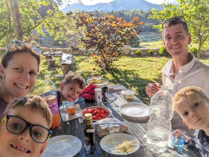 Last dinner in Lovcen