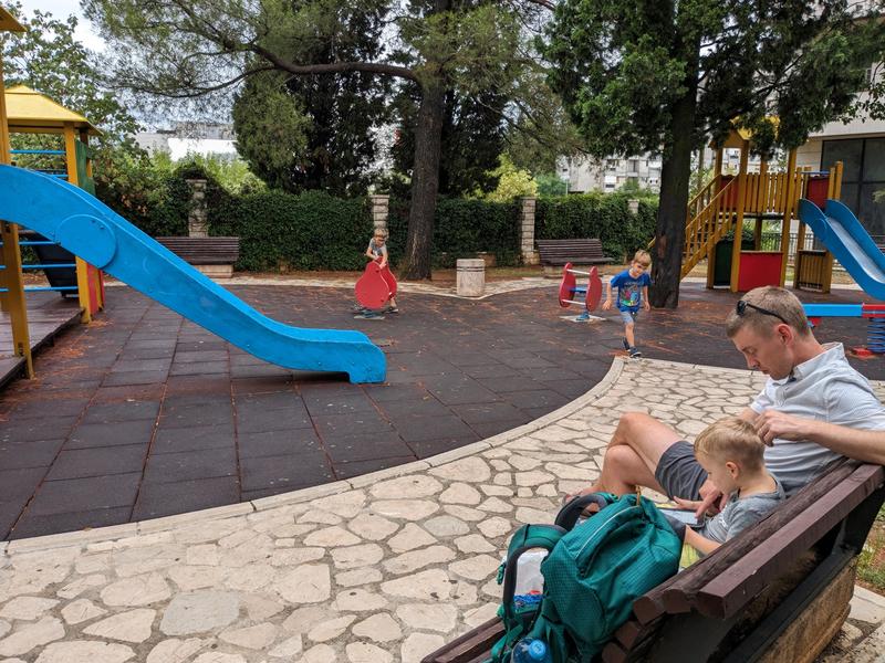 Reading time at the Playground