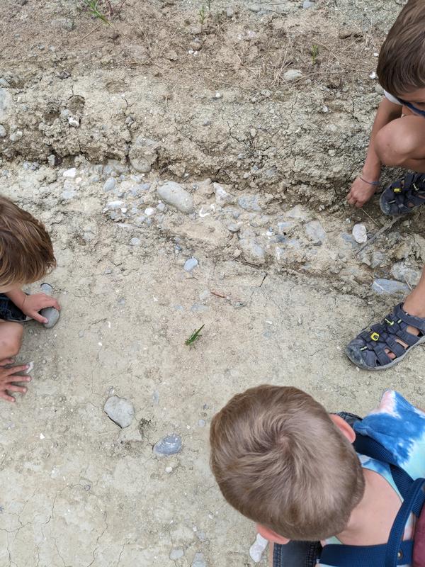 Kids with a "happy hopper"