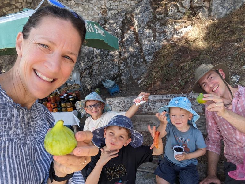 Fruit at a fruit stand
