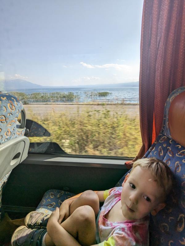 First view of the lake