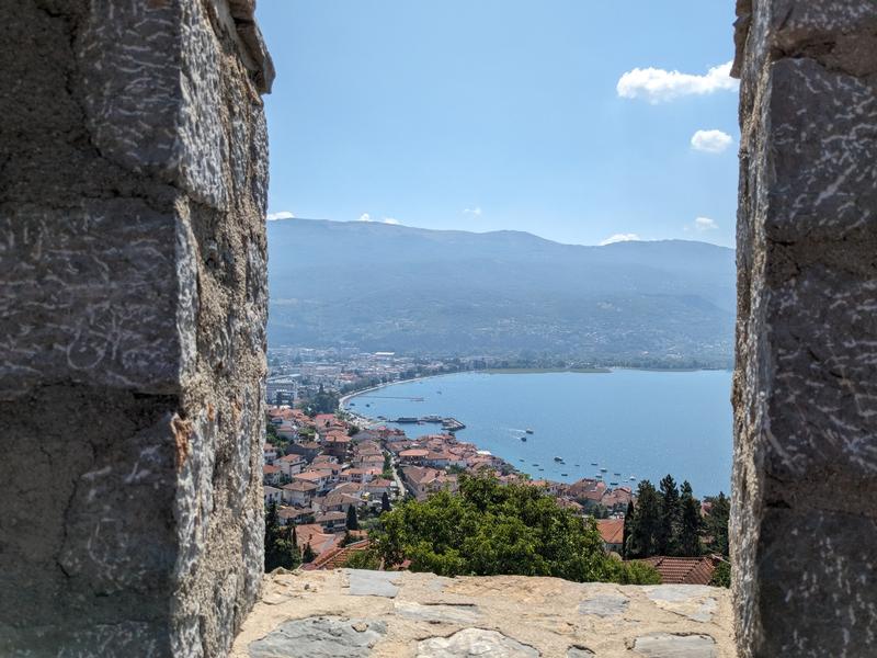 View of the town from the tower