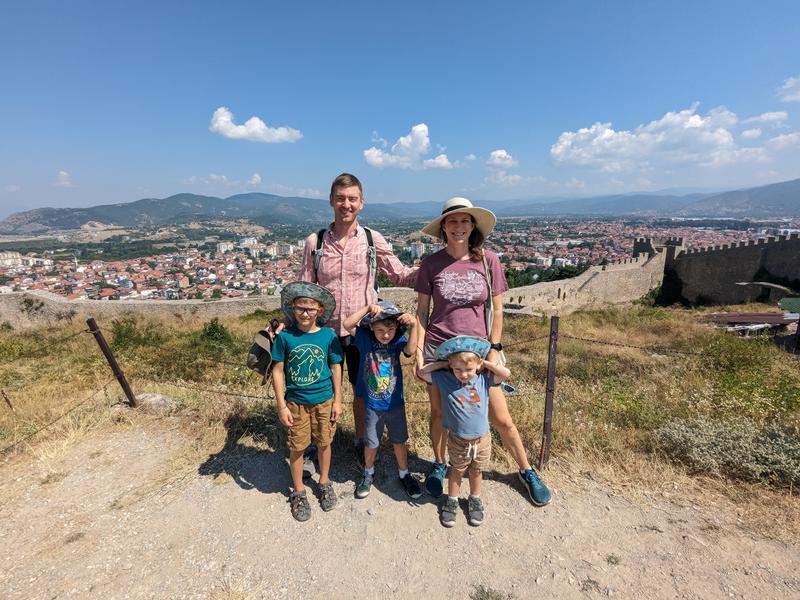 View of the new town