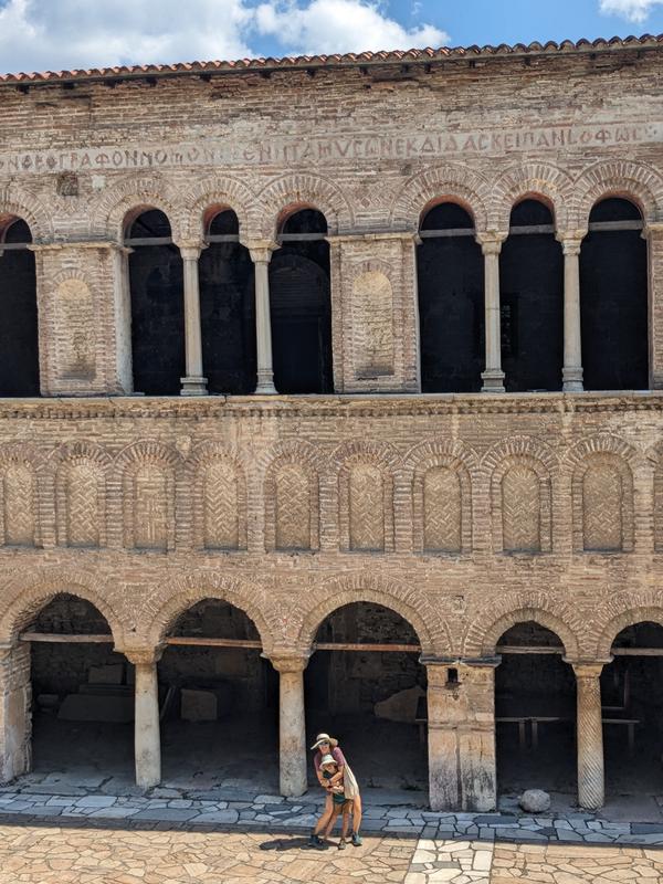 The walls of an old church