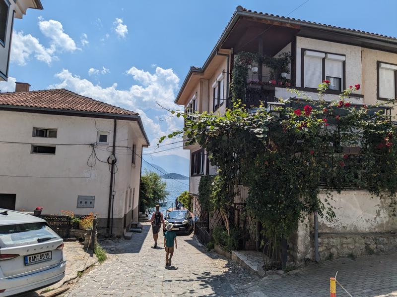 Walking down to the water